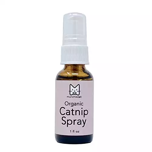 Organic Catnip Spray for Cats, Potent Liquid Cat Nip in 1 oz Bottle (1 oz)