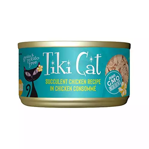 Tiki Cat Luau Shredded Meat, Succulent Chicken Recipe