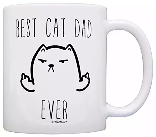 Funny Cat Gifts Best Cat Dad Ever