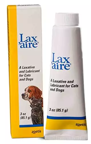 Lax’Aire Gentle Laxative and Lubricant for Cats Dogs – 3 oz.