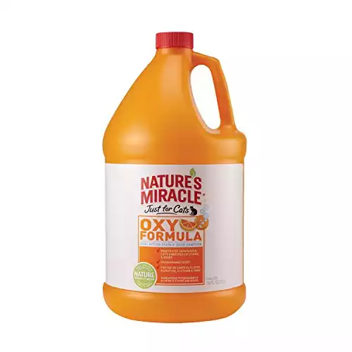 Just For Cats Orange Oxy Stain & Odor Remover, Gallon (5705)