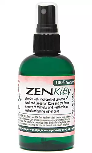 Zen Kitty – an Aromatic Feline Calming Blend of Pure Hydrosols and Flower Essences