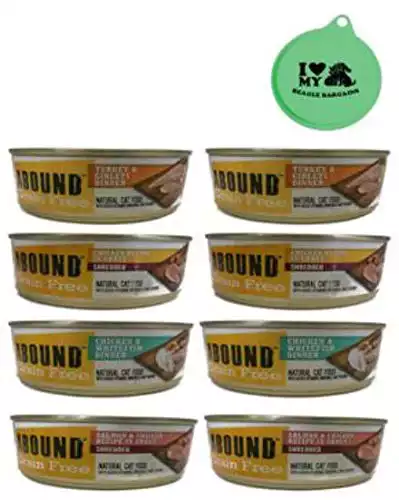 Abound Grain Free Natural Wet Canned Cat Food Variety Pack