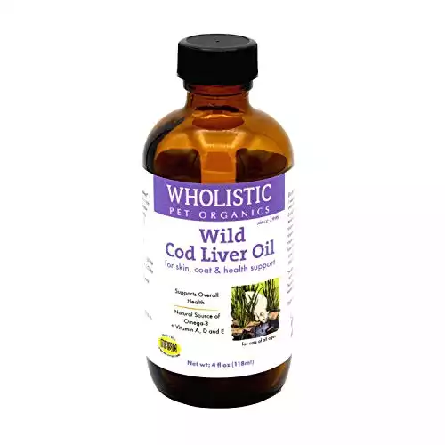 Wholistic Pet Organics Feline Cod Liver Supplement, 4 fl. oz