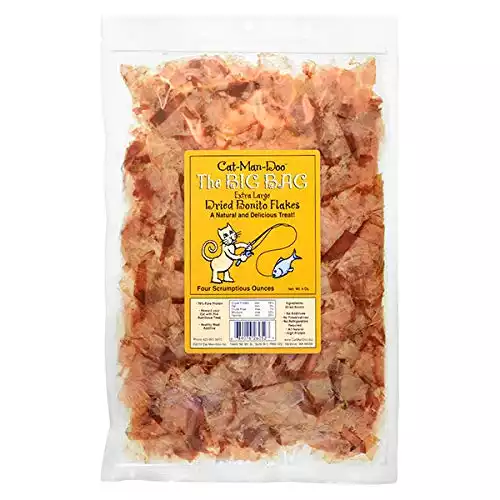 Extra Large Dried Bonito Flakes Treats for Dogs & Cats