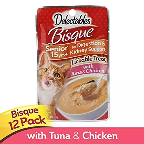 Lickable Wet Cat Treats – Chicken, 1.4 Ounce (Pack of 12)