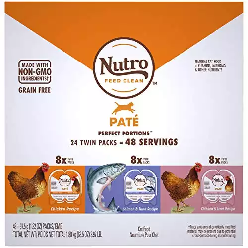 NUTRO Grain Free Natural Adult Wet Cat Food Paté