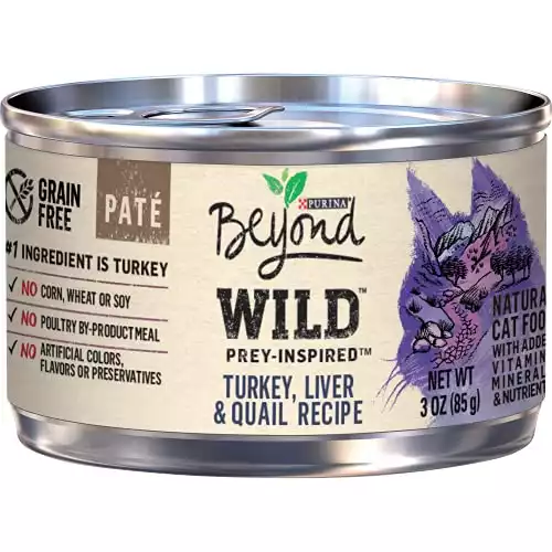 Purina Beyond Grain Free, Natural, High Protein Pate Wet Cat Food