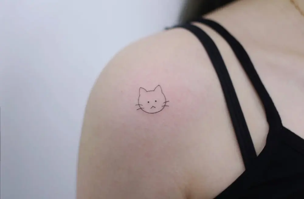small cat tattoo ideas