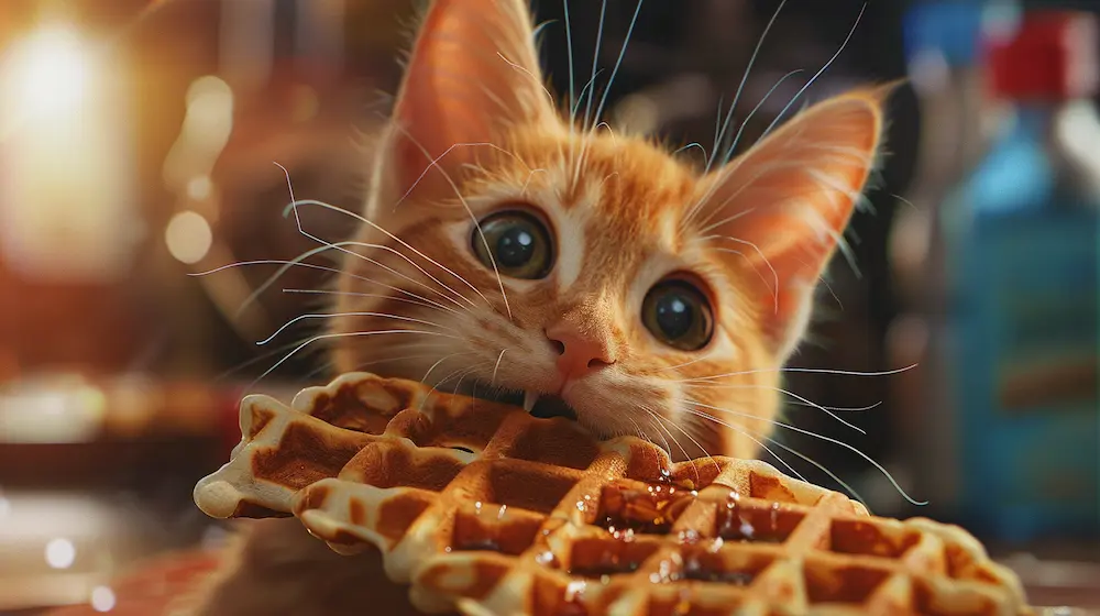 Can Cats Eat Waffles? Hereâ€™s What You Need to Know!