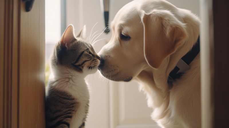 Signs Your Cat and Dog Are Bonding