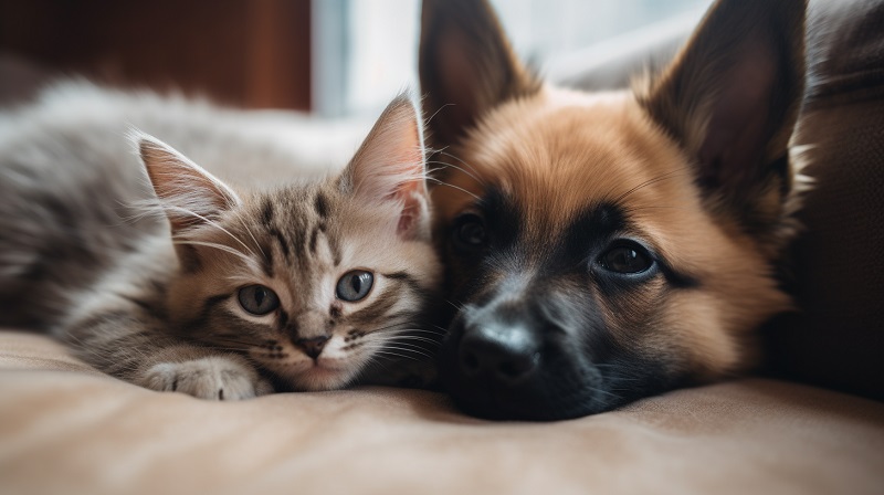 Signs of Territorial Disputes Between Cats and Dogs